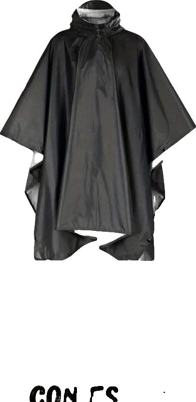 Poncho de Agua · Negro
